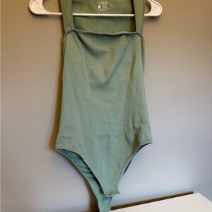 Sage Ribbed Bodysuit